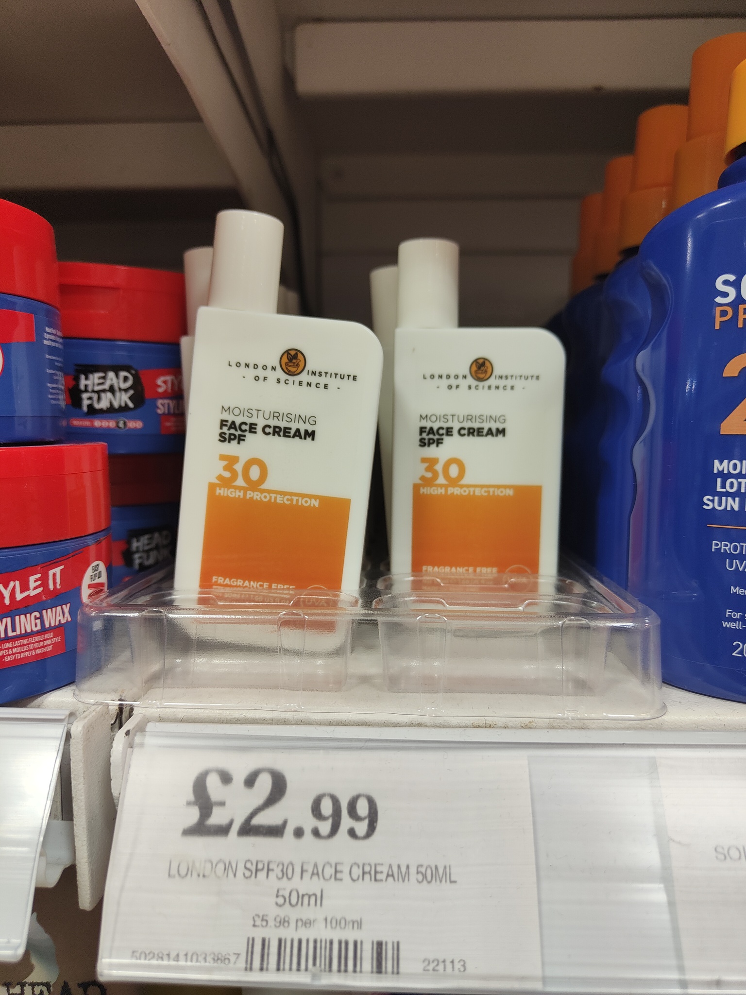 London institute of science Moisturising Face Cream SPF30