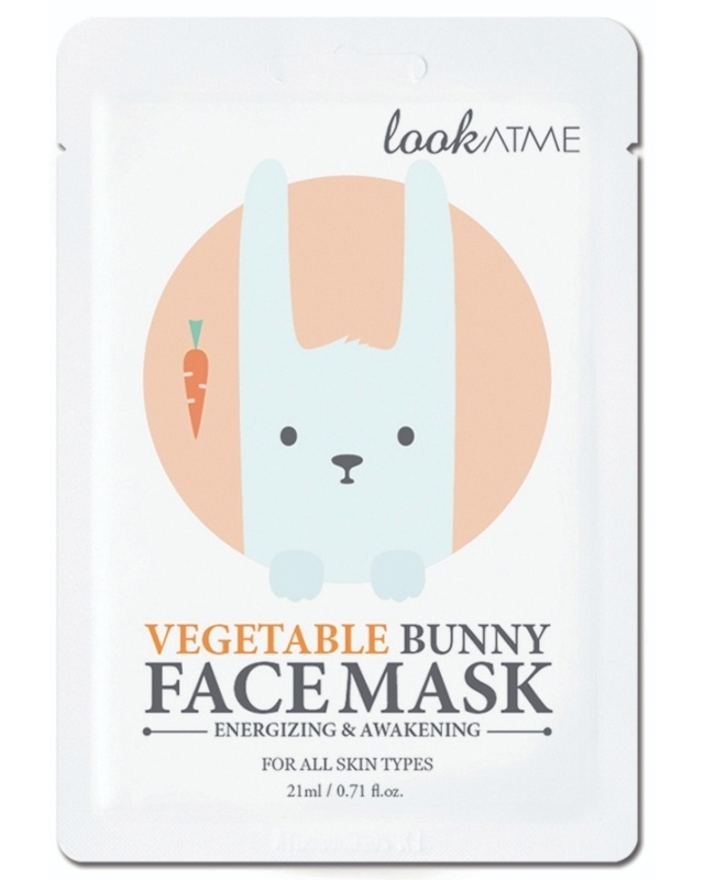 Look at me Vegetable Bunny Face Mask