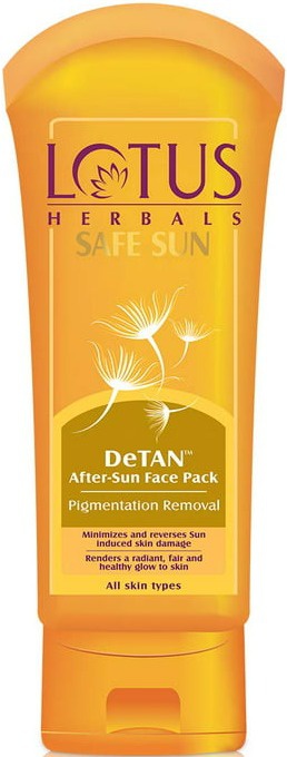 Lotus Herbals Detan After-sun Face Pack