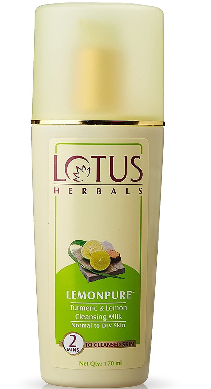 Lotus Herbals Lemonpure Turmeric And Lemon Cleansing Milk
