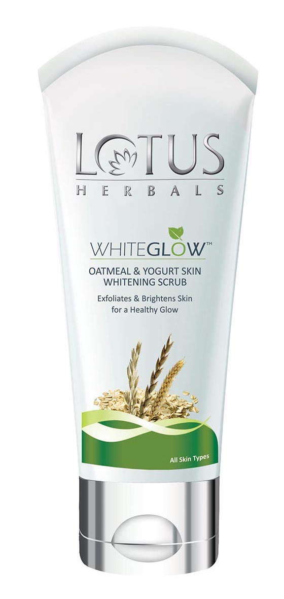 Lotus Herbals White Glow Oatmeal And Yogurt Skin Whitening Scrub