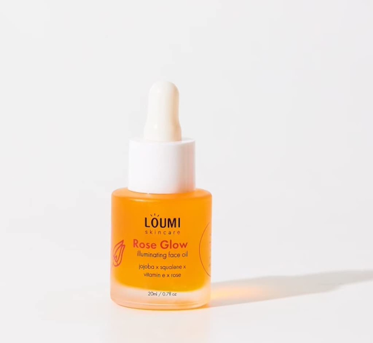 Loumi skincare Rose Glow Illuminating Face Oil