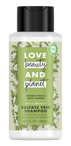 Love beauty and planet Coconut Milk & White Jasmine Shampoo