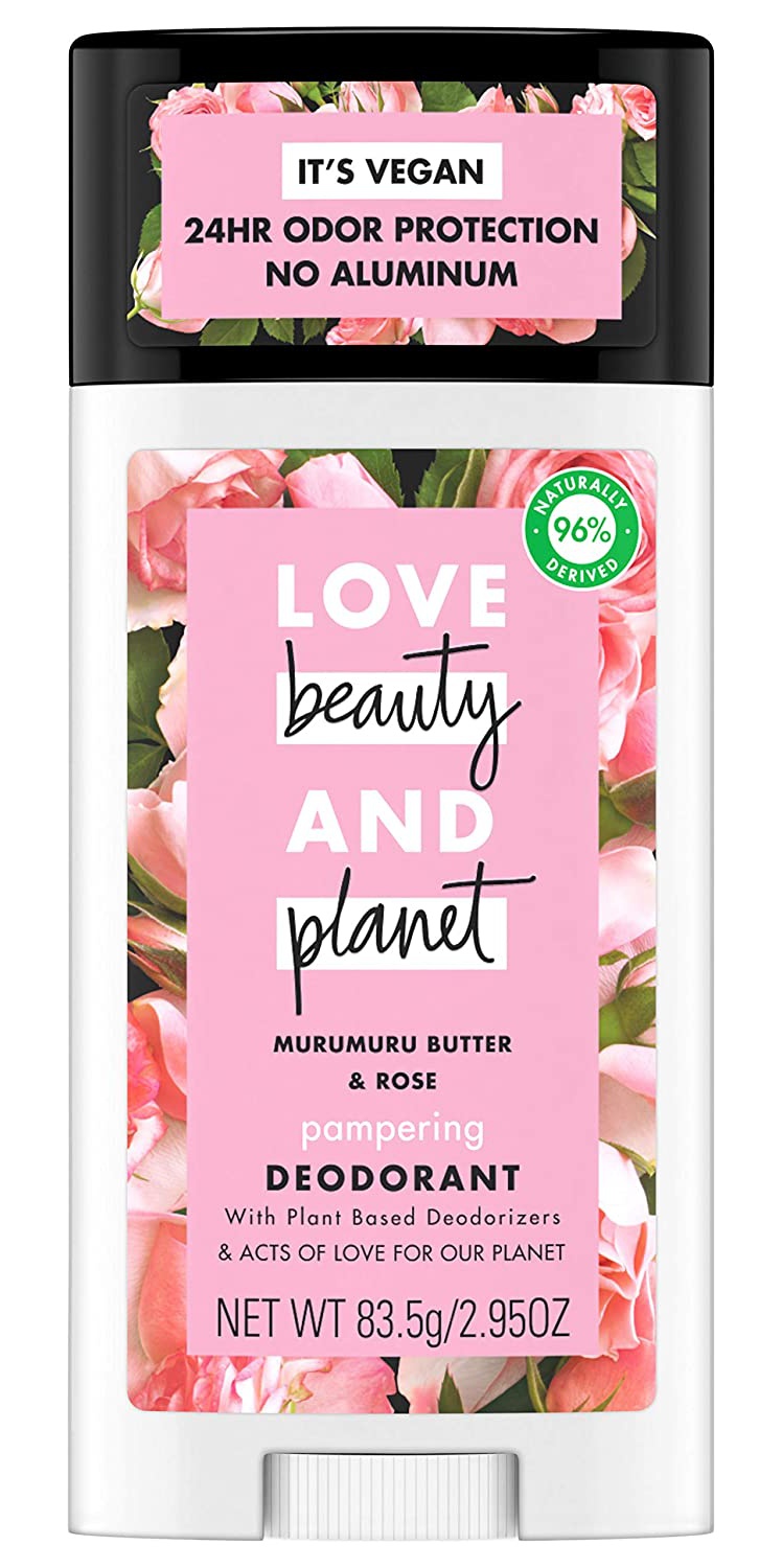 Love beauty and planet Deodorant, Murumuru Butter & Rose