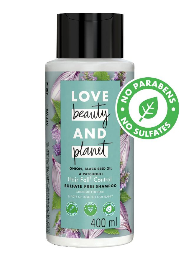 Love beauty and planet Onion, Blackseed & Patchouli Sulfate Free Shampoo