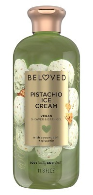 Love beauty and planet Pistachio Ice Cream Vegan Shower & Bath Gel With Coconut Oil + Glycerin