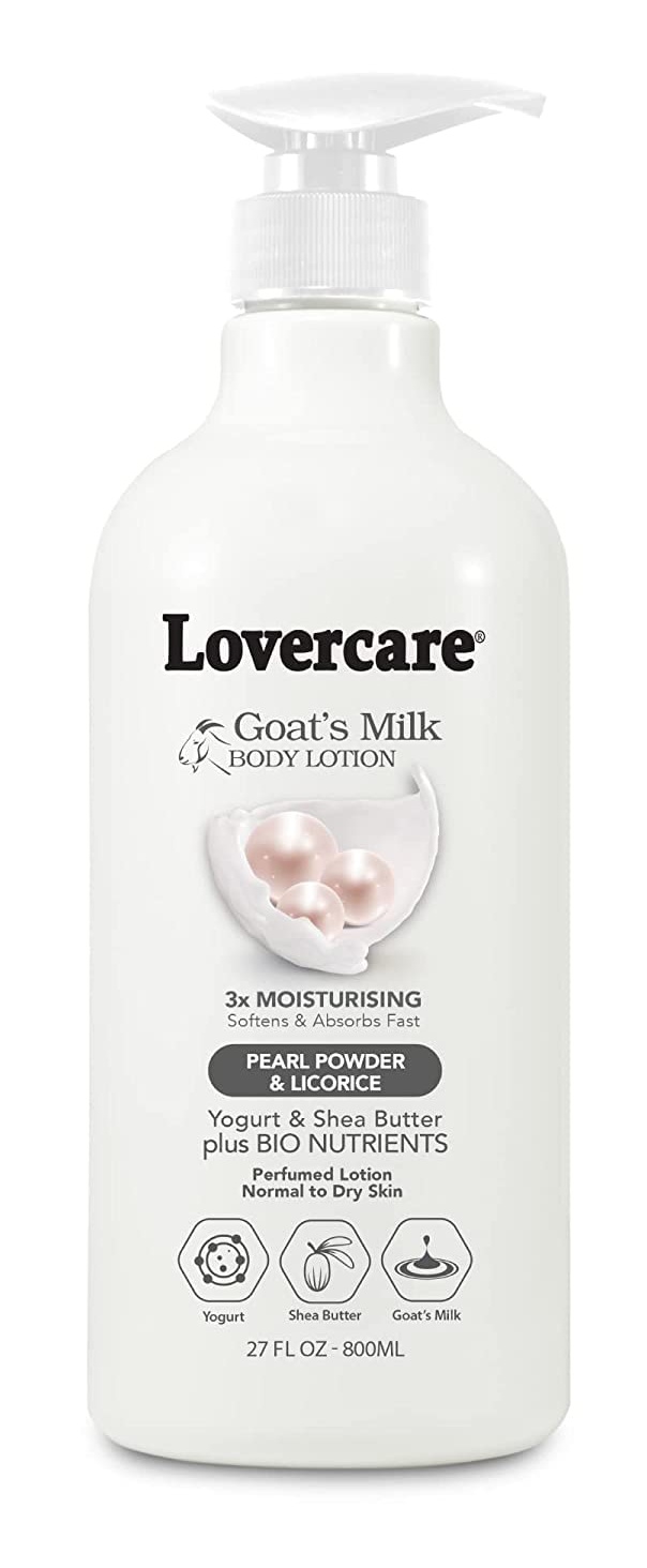 Loverscare Goat's Milk Body Lotion - Pearl Powder & Licorice