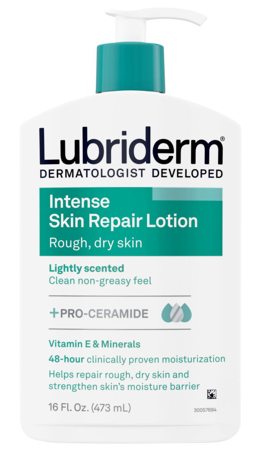 Lubriderm Intense Dry Skin Repair Lotion, Lightly Scented