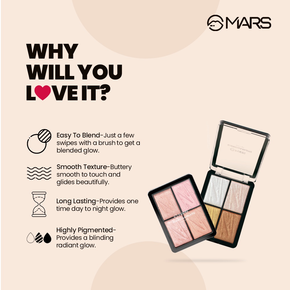 MARS Cosmetics Mars Highlighter Pallete