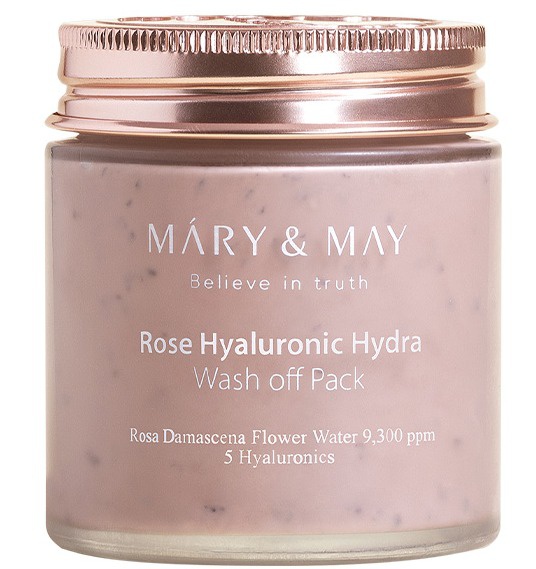MARY & MAY Rose Hyaluronic Hydra Wash Off Pack