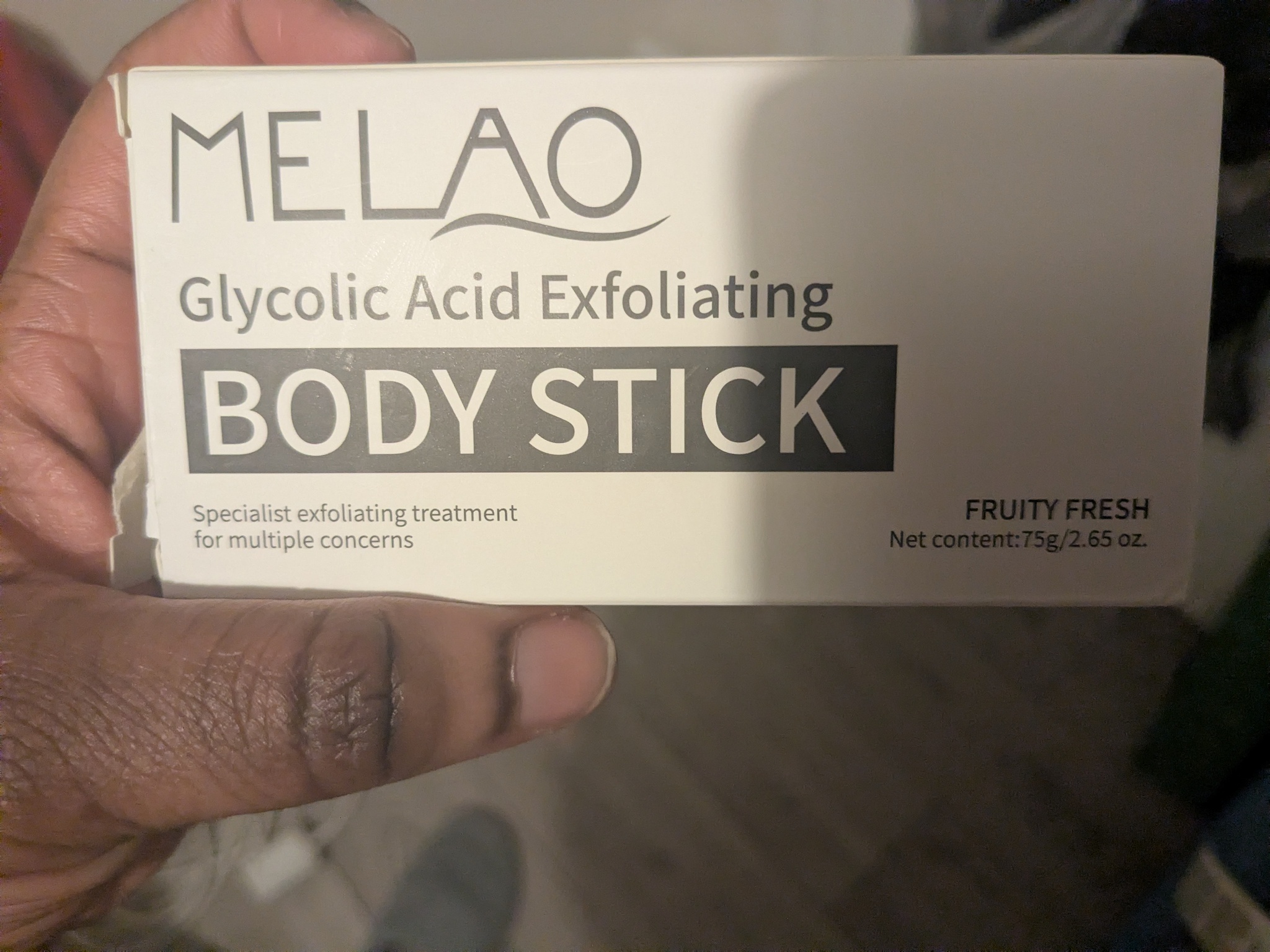 MELAO Glycolic Acid Exfoliating Body Stick