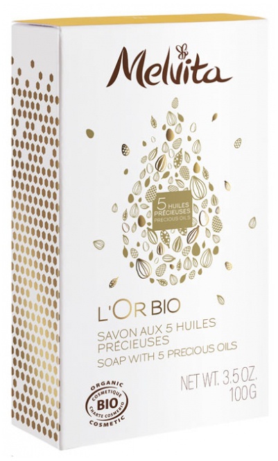 MELVITA L'OR Bio Soap With 5 Precious Oils