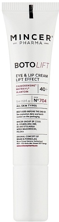 MINCER Pharma Botolift Lifting Effect Eye & Lip Cream