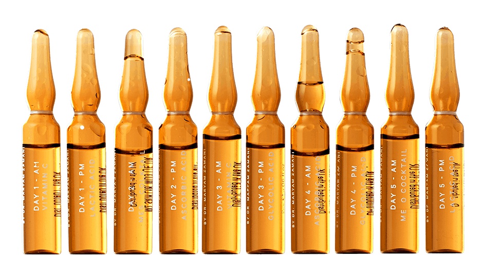 MZ Skin Glow Boost Ampoules 5 Day Radiance Regime