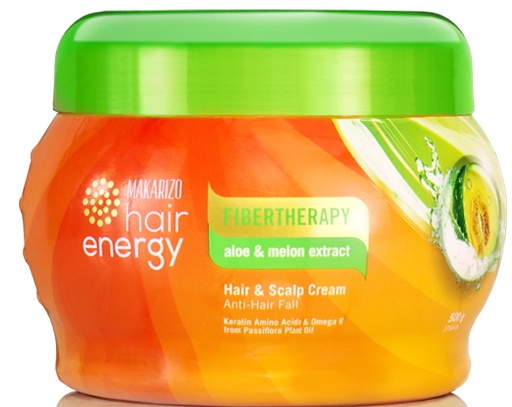 Makarizo Hair Energy Fibertherapy Hair & Scalp Creambath Aloe & Melon Extract