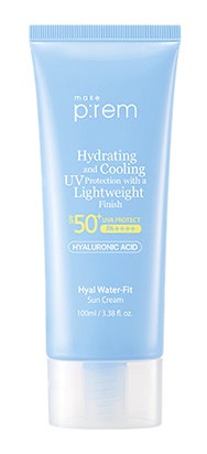 Make P:rem Hyal Water-fit Sun Cream SPF 50+ Pa++++