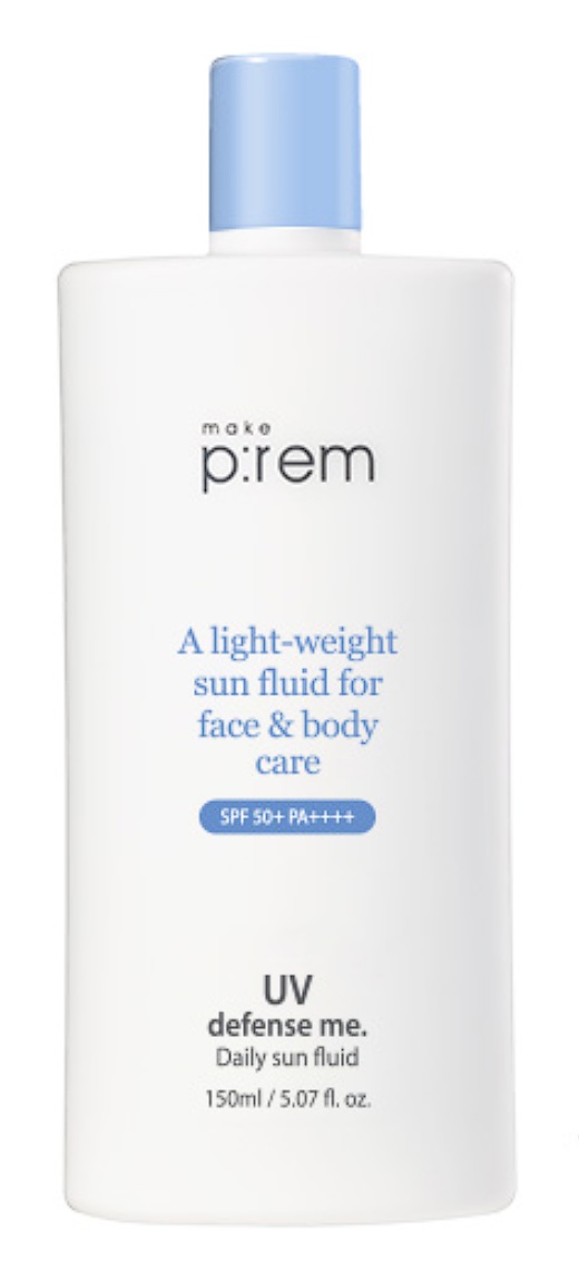 Make P:rem UV Defense Me Daily Sun Fluid SPF50+/PA++++