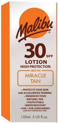 Malibu 30SPF Lotion With Miracle Tan