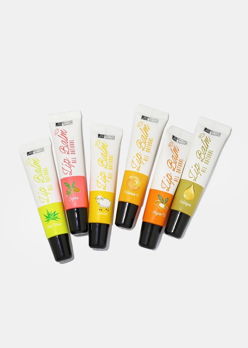 Malibu Glitz Lip Balm All Natural Jojoba