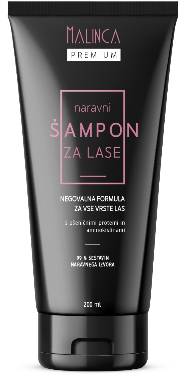 Malinca Natural Hair Shampoo With Wheat Protein And Amino Acids