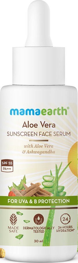 Mamaearth Aloe Vera Sunscreen Face Serum
