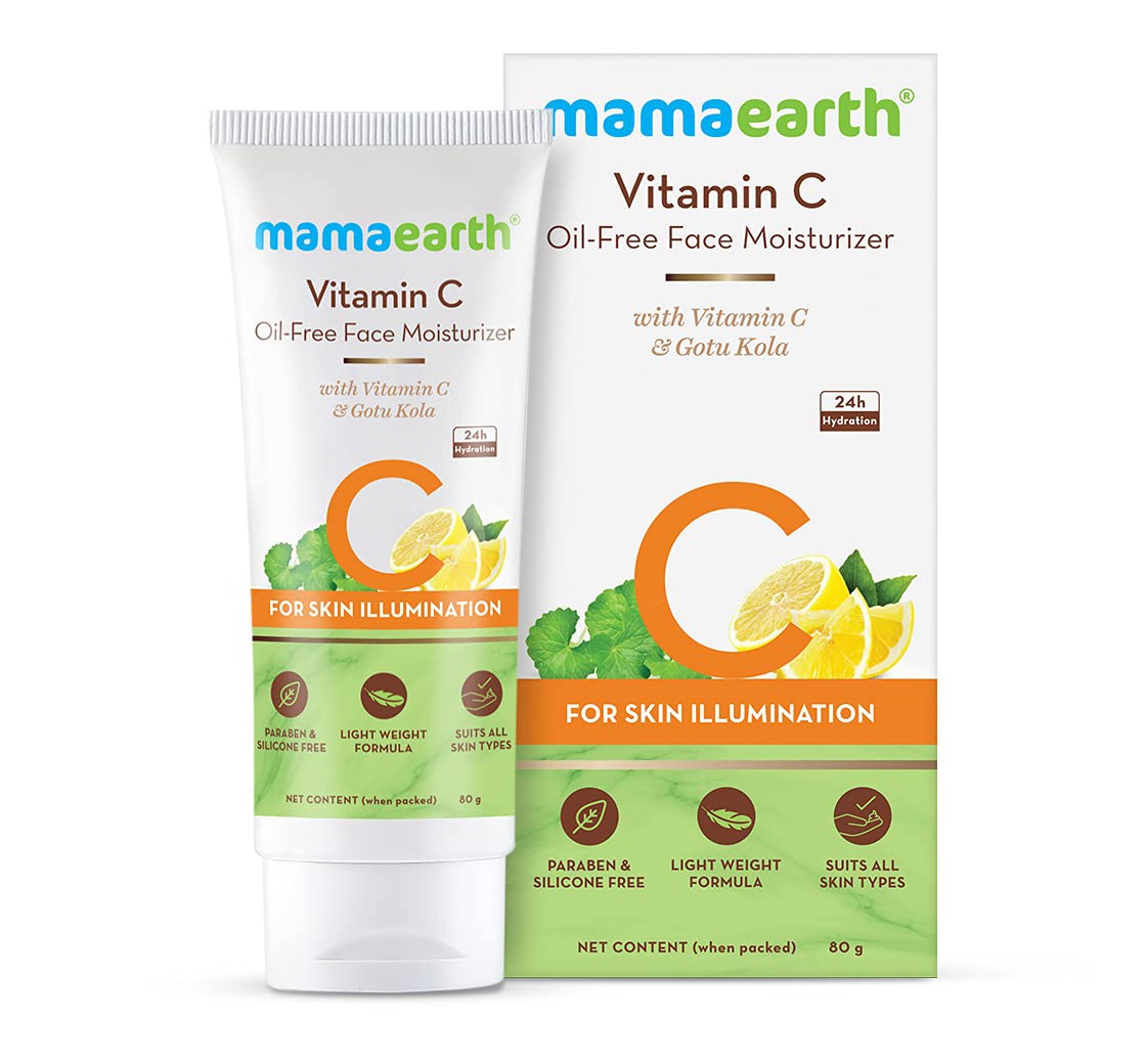 Mamaearth Vitamin C Oil-free Moisturizer For Face With Vitamin C & Gotu Kola For Skin Illumination(new Formula)
