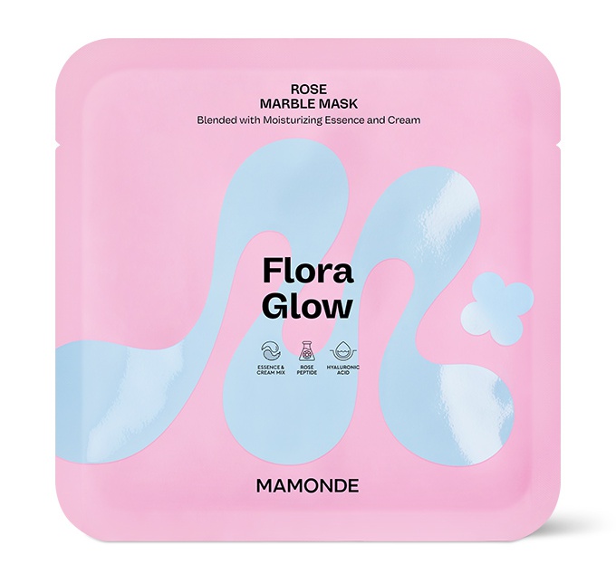 Mamonde Flora Glow Rose Marble Mask