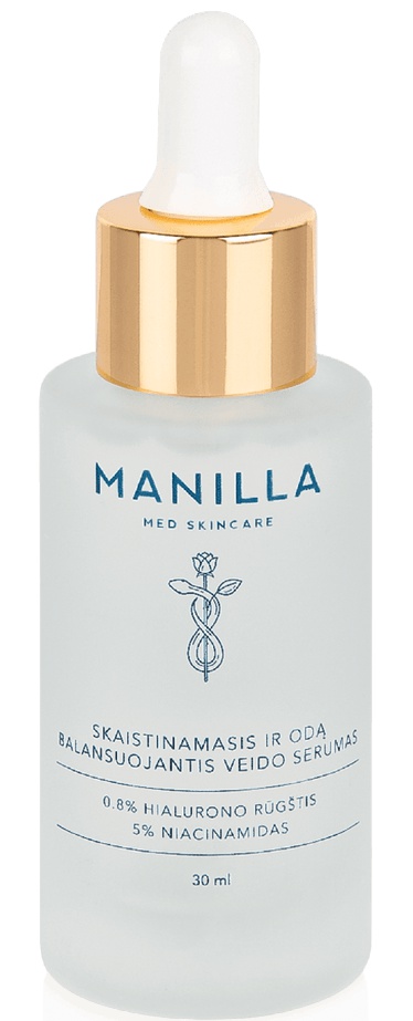 Manilla Skaistinamasis Ir Odą Balansuojantis Veido Serumas