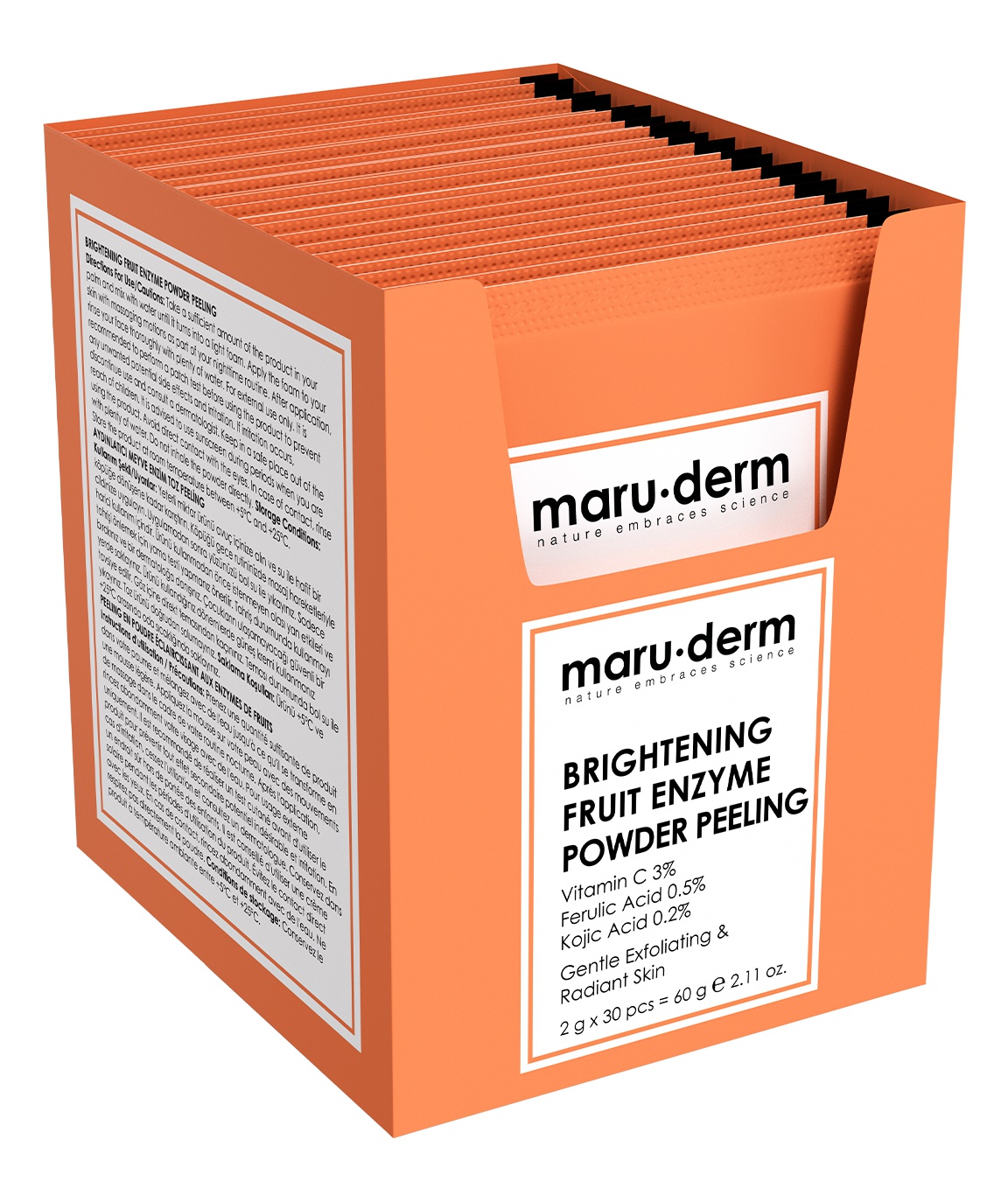 Maruderm Aydınlatıcı Meyve Enzim Toz Peeling