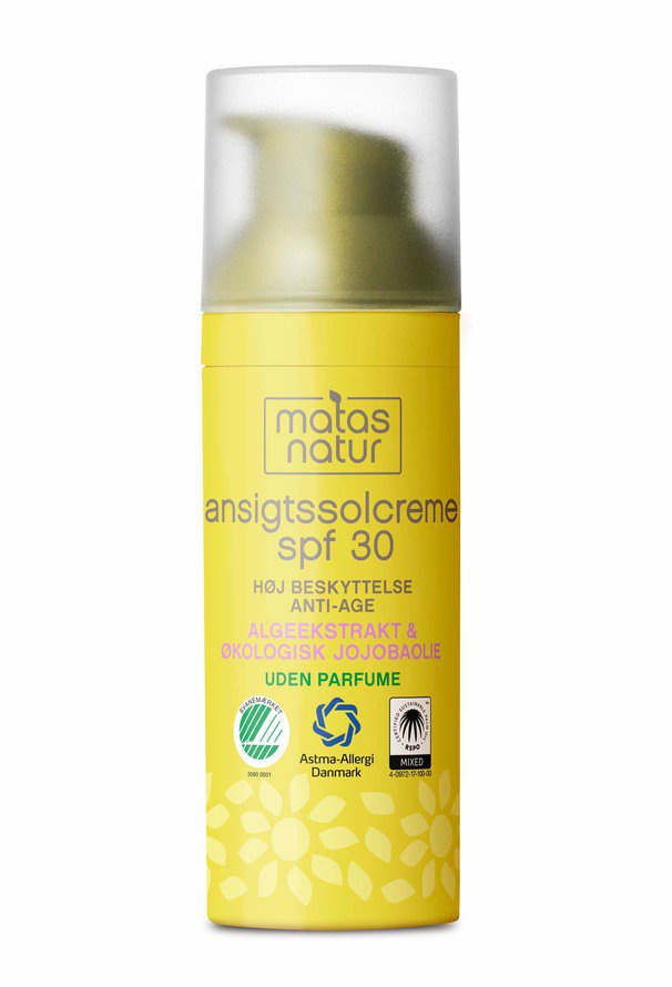 Matas Natur Ansigtssolcreme Spf30