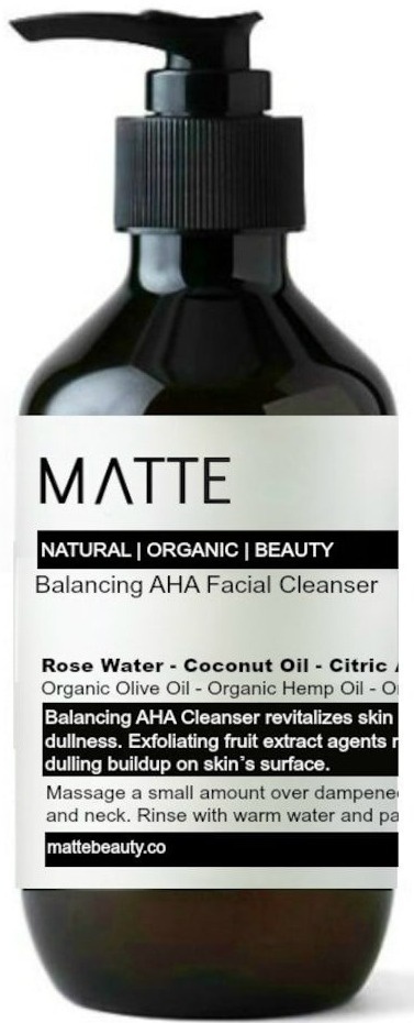 Matte Balancing AHA Facial Cleanser