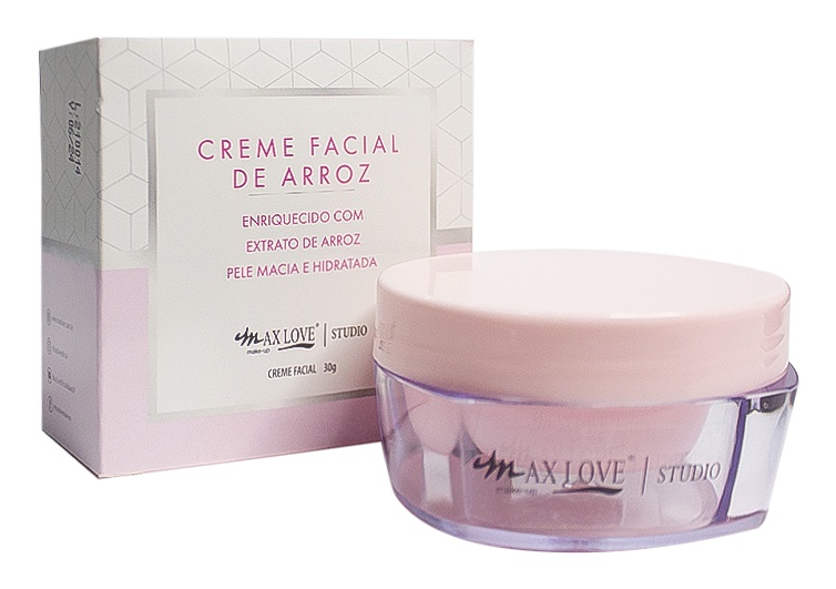 Max Love Creme Facial De Arroz