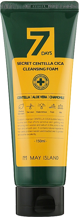May Island 7 Days Secret Centella Cica Cleansing Foam