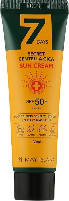 May Island 7 Days Secret Centella Cica Sun Cream SPF 50+ PA+++