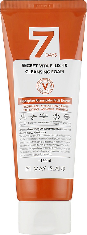 May Island 7 Days Secret Vita Plus-10 Cleansing Foam