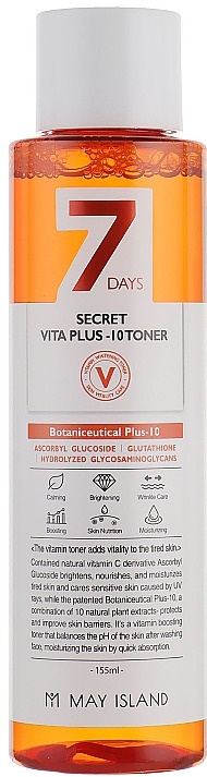 May Island 7 Days Secret Vita Plus-10 Toner