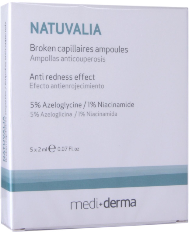 Medi derma Natuvalia Broken Capillaries Ampoules