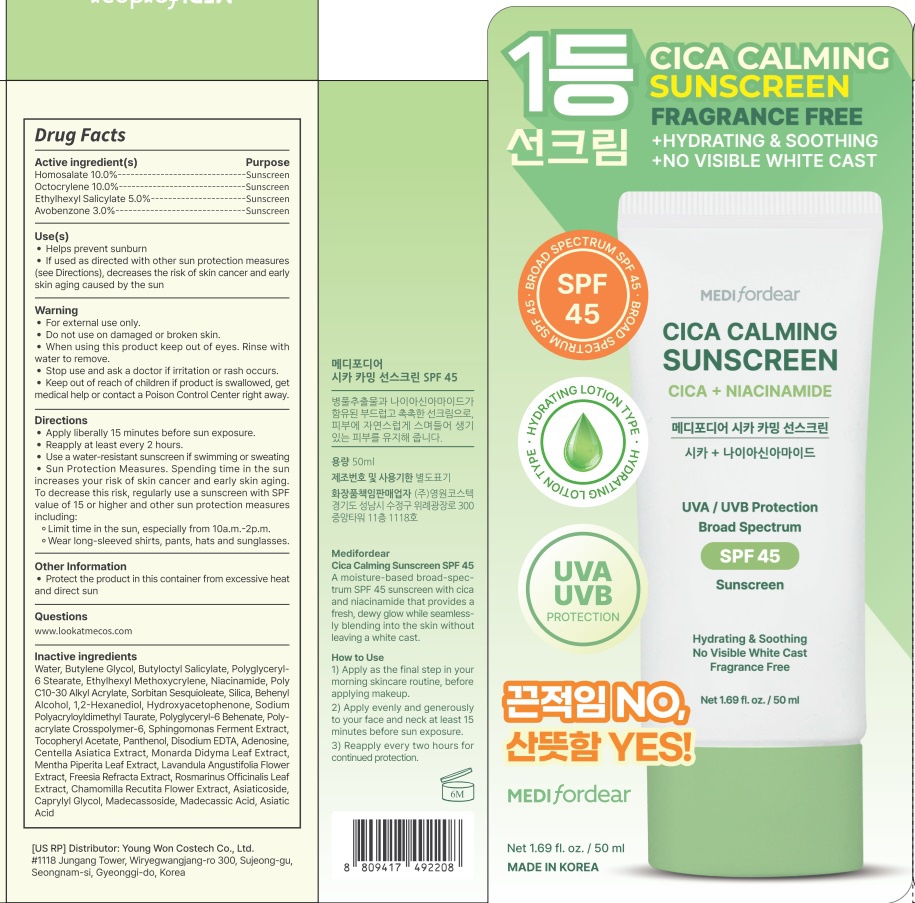 Medifordear Cica Calming Sunscreen