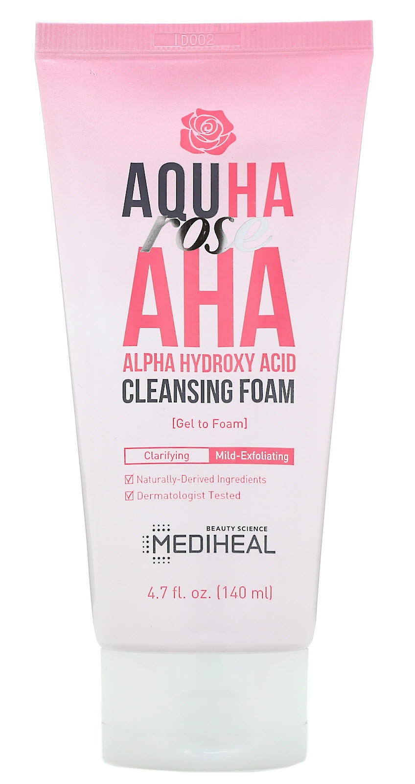 Mediheal AQUHA Rose AHA Cleansing Foam