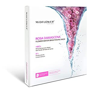 Midflower Rose Damascena Flower Water Brightening Mask