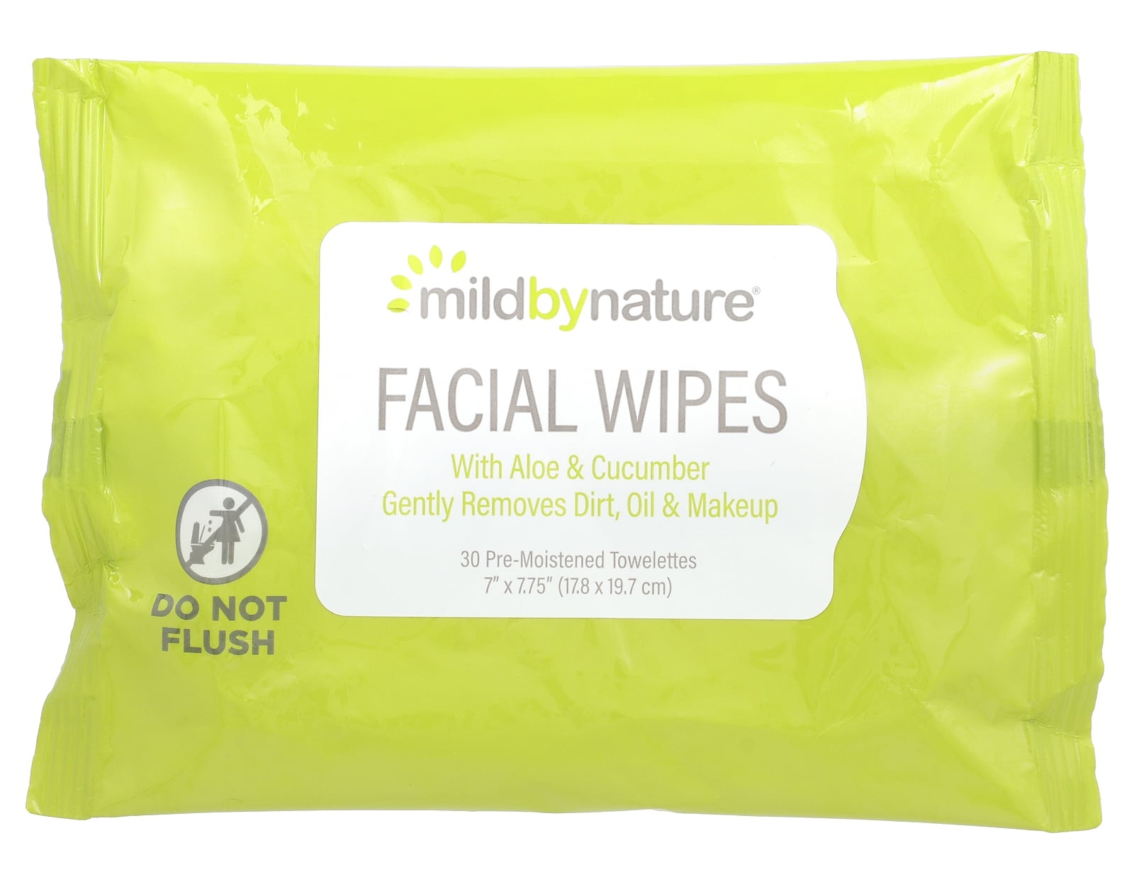 Mild By Nature Aloe & Cucumber Facial Wipes