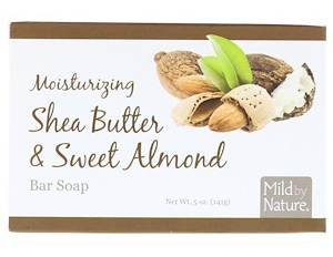 Mild By Nature Moisturizing Bar Soap, Shea Butter & Sweet Almond