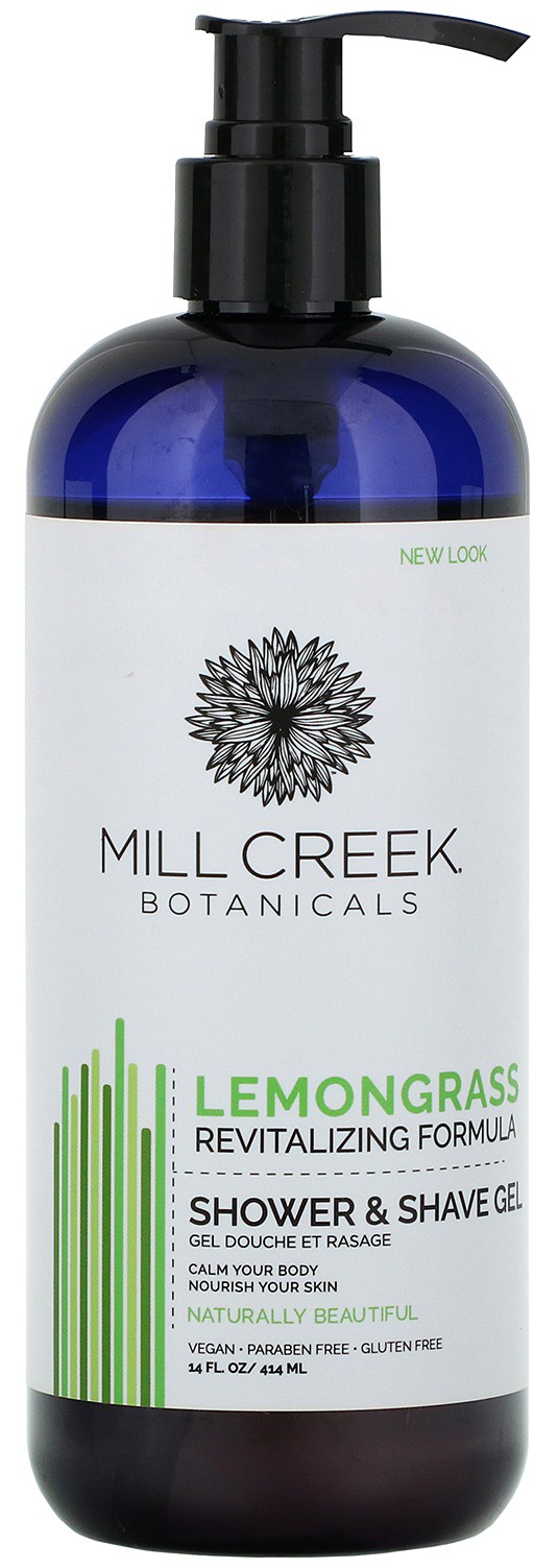 Mill Creek Botanicals Lemongrass Shower & Shave Gel