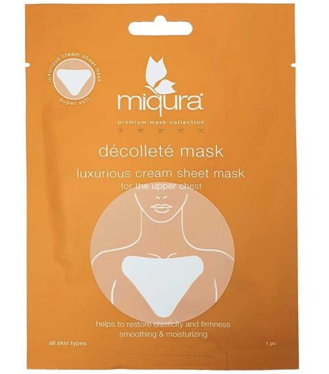 Miqura Décolleté Mask - Luxurious Cream Sheet Mask