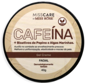 Miss Rôse Gel Creme Facial Cafeína