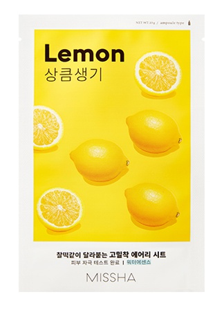 Missha Airy Fit Sheet Mask (Lemon)