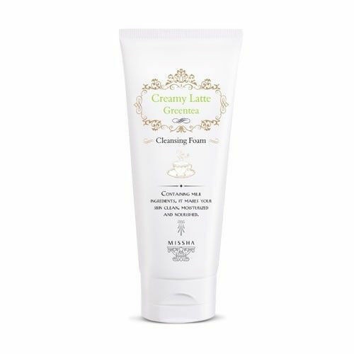 Missha Creamy Green Tea Latte Cleansing Foam
