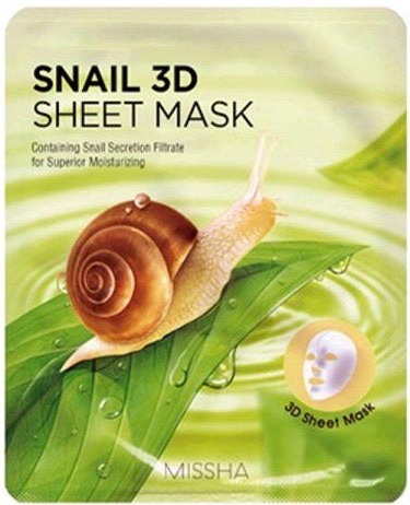 Missha Healing Snail 3d Sheet Mask