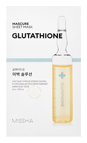 Missha Mascure Glutathione Sheet Mask