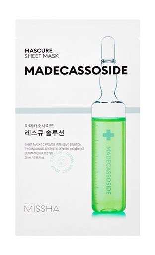 Missha Mascure Rescue Solution Sheet Mask - Madecassoside